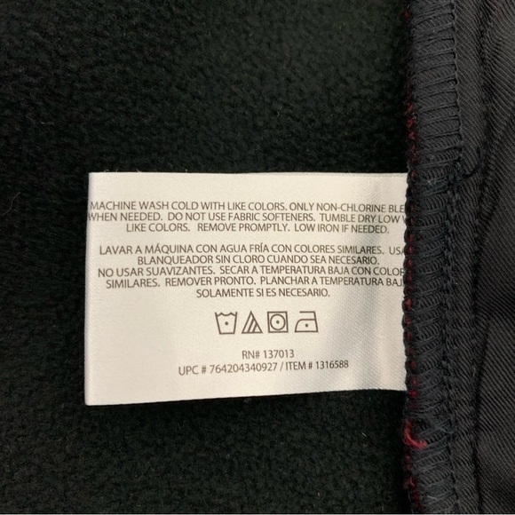 Orvis Buffalo Check Fleece Lined Shacket Shirt Size Large Lined Pockets - Picture 15 of 17